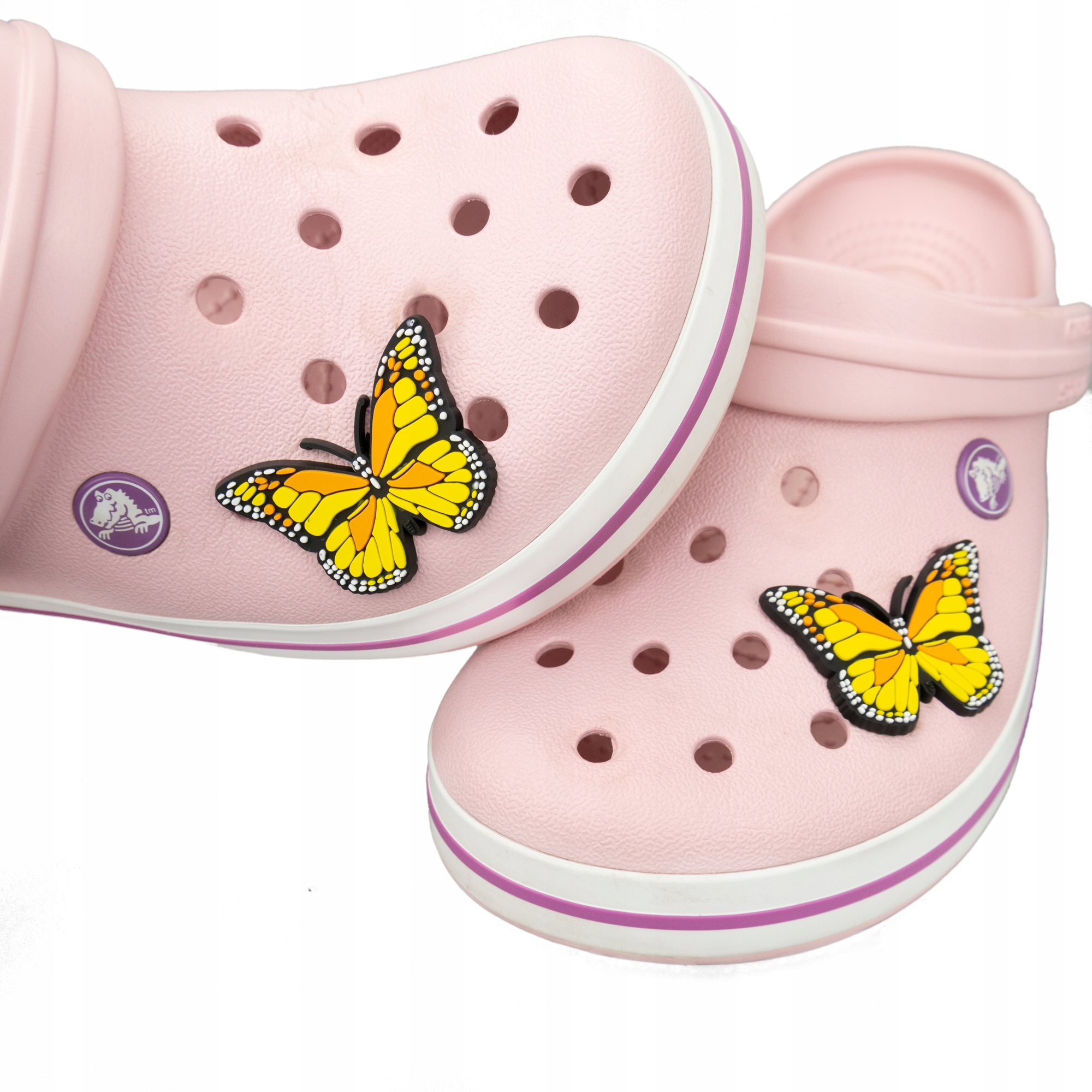 

Wpinki do crocs motyle żółte Jibbitz 2 szt