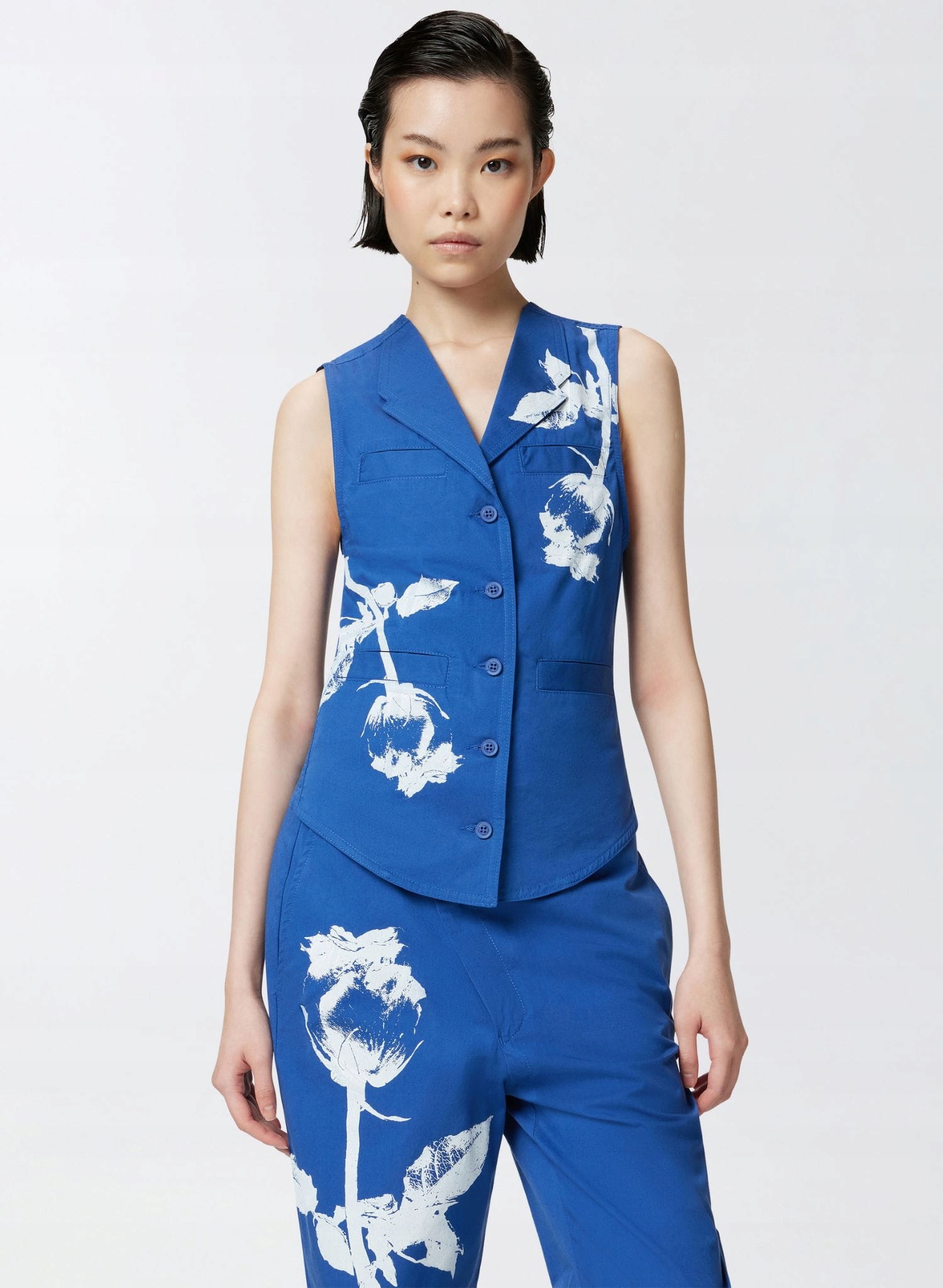 Dámská vesta Pinko 105072 A2JQ nebeská M