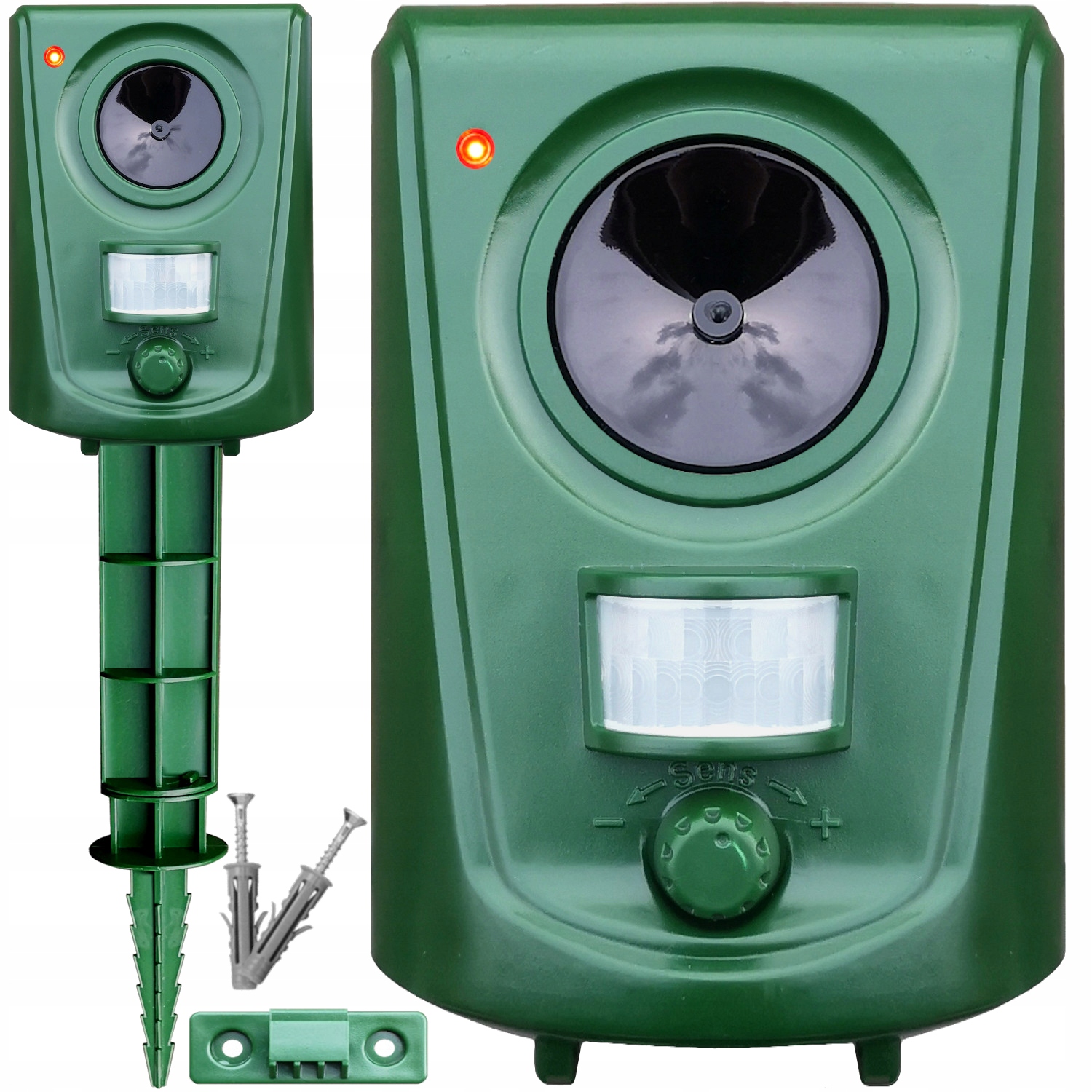 Odstraszacz Zwierząt Kotów Psów Ptaków Dzików Myszy 10w1 Czujnik Ruchu