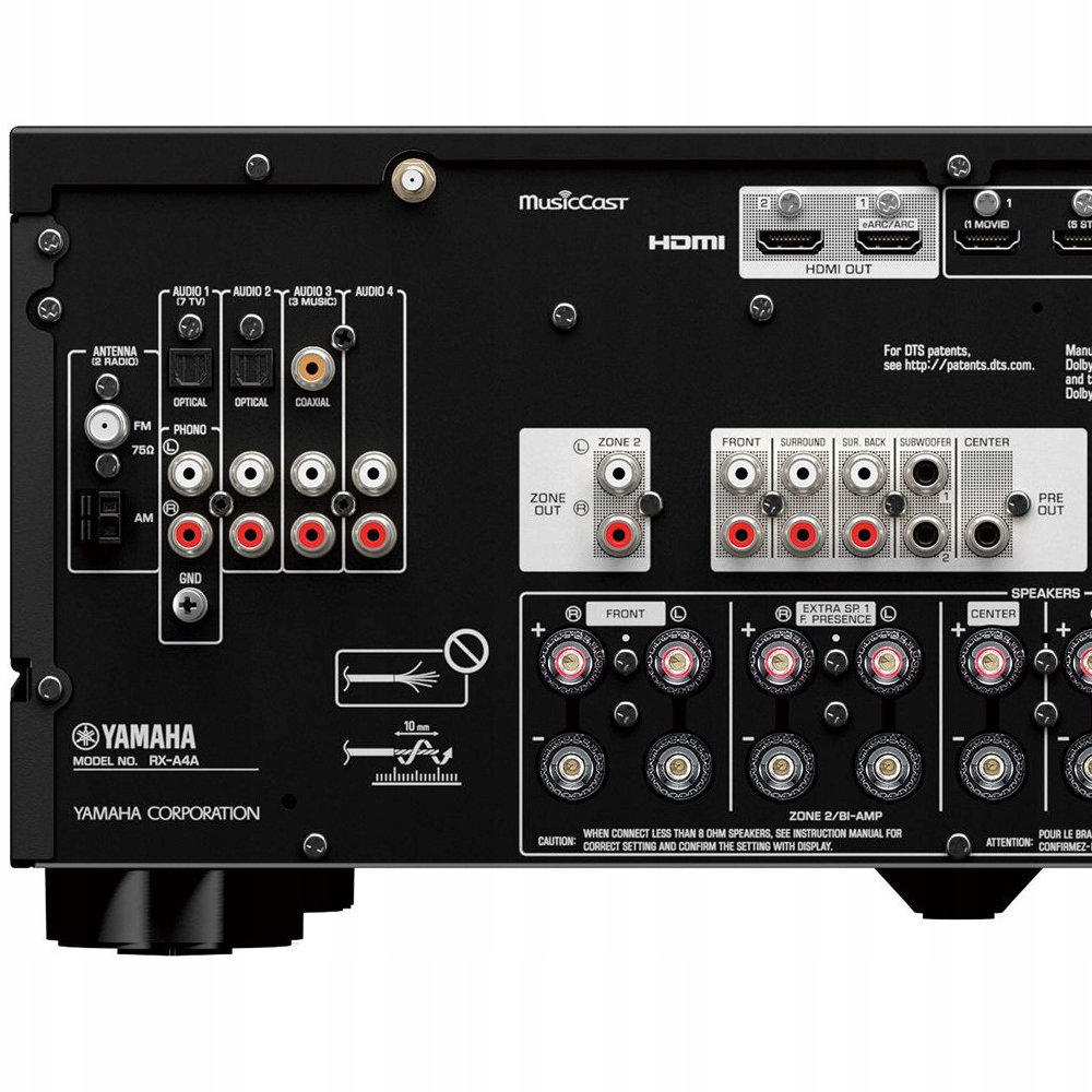 YAMAHA AVENTAGE RX-A4A ブラック YAMAHA - RX-A4A（ブラック）（7.2ch・AVレシーバー）《JP