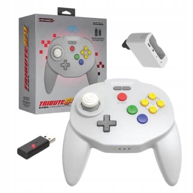 Retro-Bit Tribute 64 2.4G Grey (Switch)