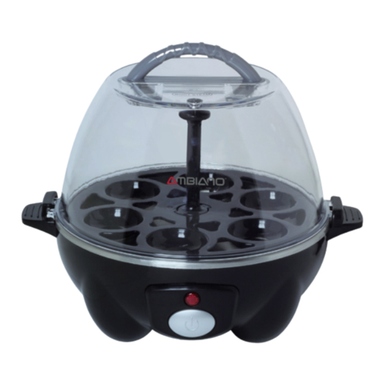 JAJOWAR AMBIANO 400W,6 jaj+miska do omletu,sadzonych jajek 2 KOLORY Kod producenta J400