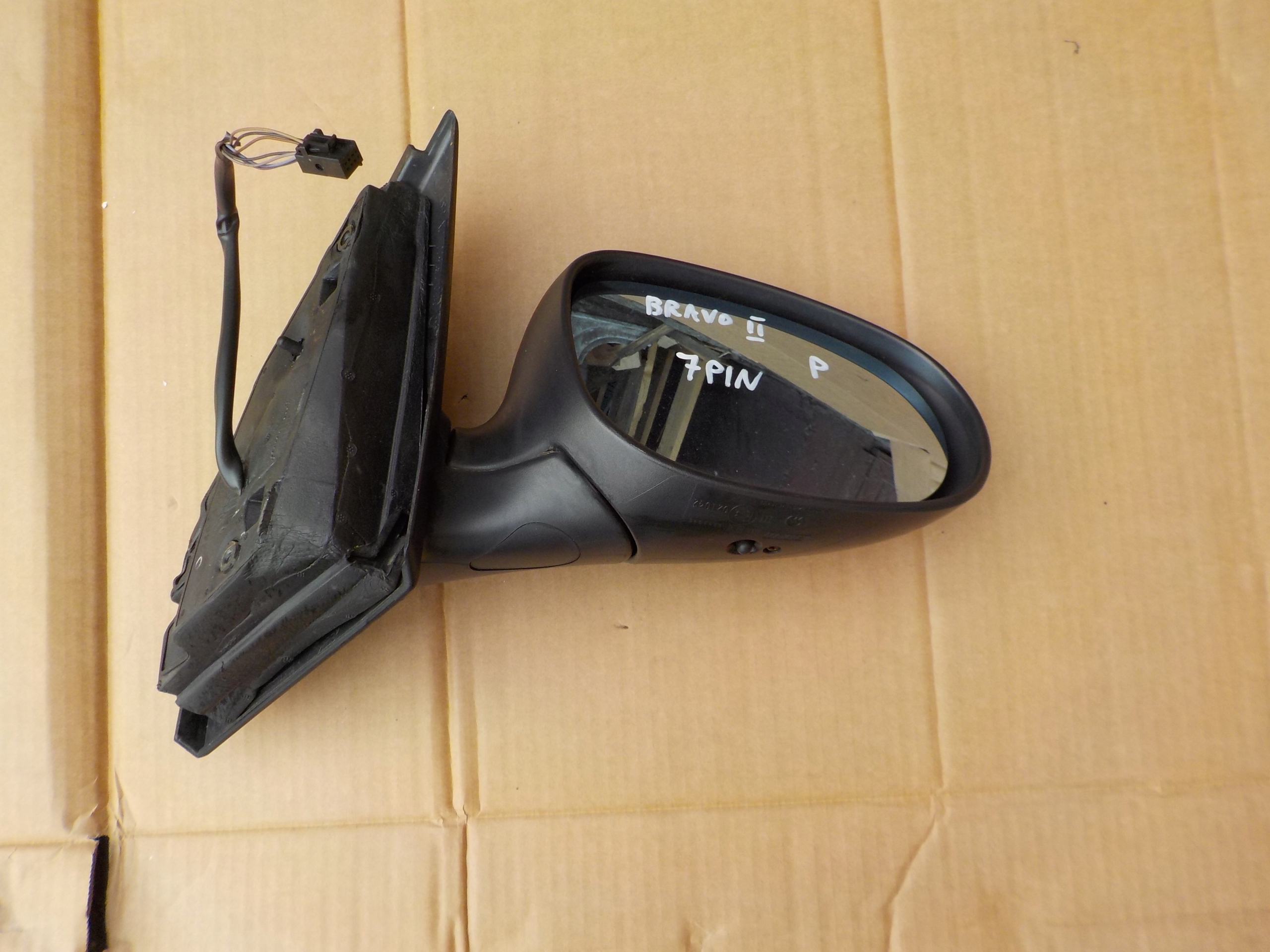 mirror right 7 PIN fiat bravo II 2009r EUROPA