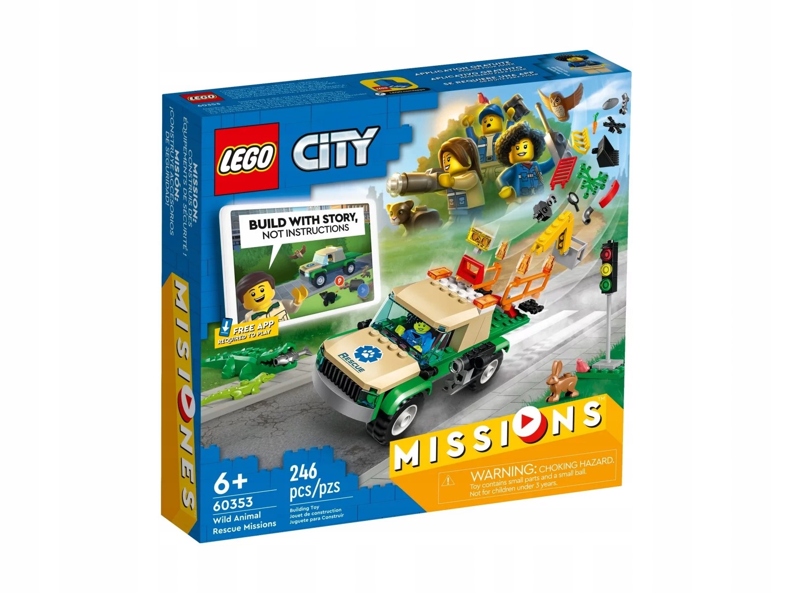 Lego City 60353 Mise na záchranu divokých zvířat