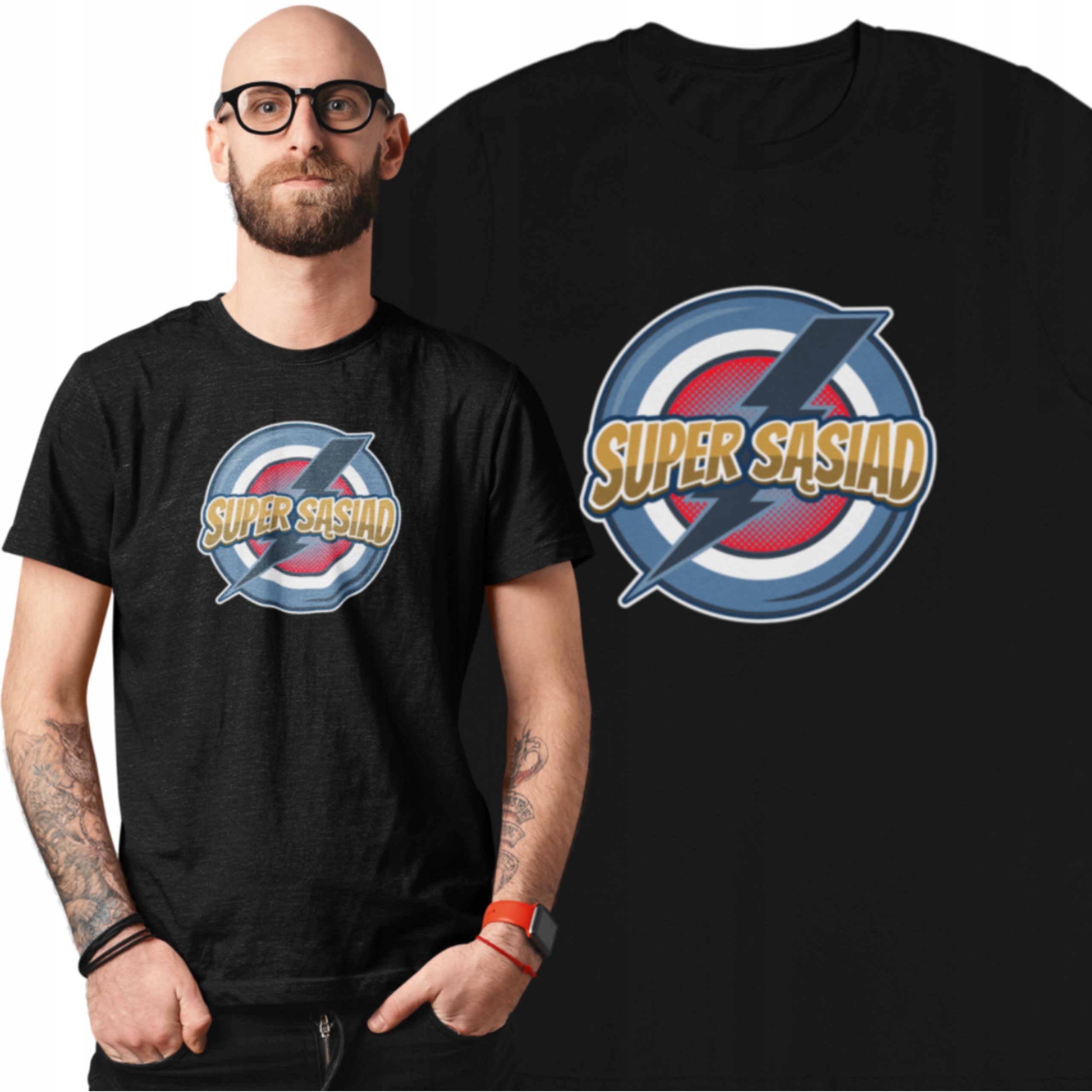 

Koszulka Duża 3XL Na Urodziny Sąsiad