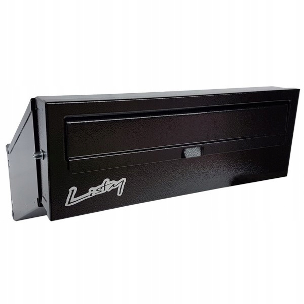 Priechodná Poštová Schránka Na Vmurovanie Do Múru S Čiernym Stĺpikom