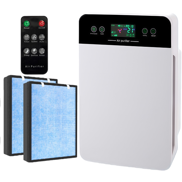 Čistič vzduchu Automatický 7v1 Ionizace Sterilizace Filtr HEPA×2
