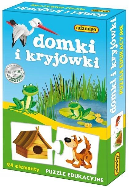

Puzzle Edukacyjne Domki I Kryjówki