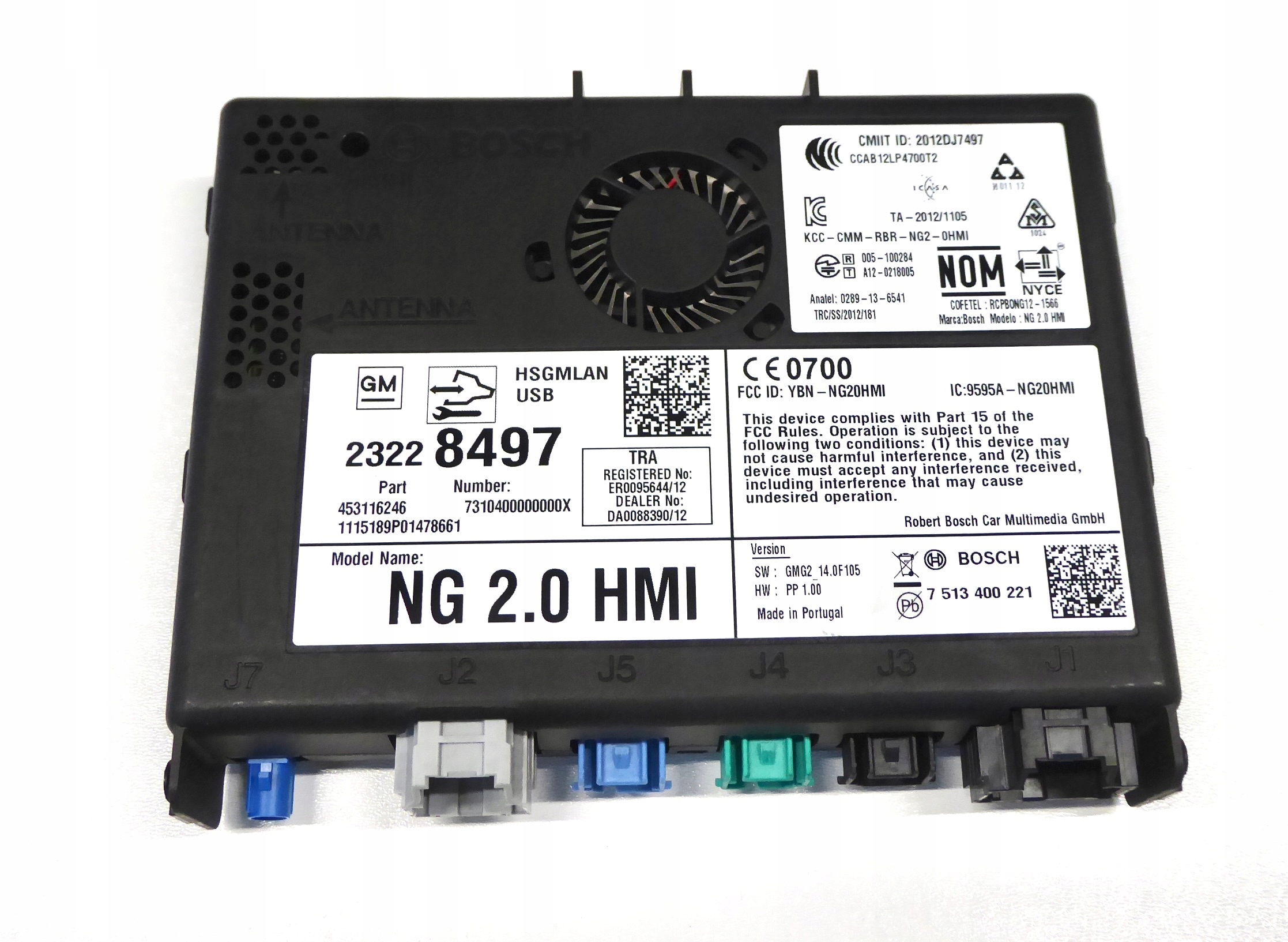 modulo HMI 2.0 23228497 OPEL INSIGNIA LIFT