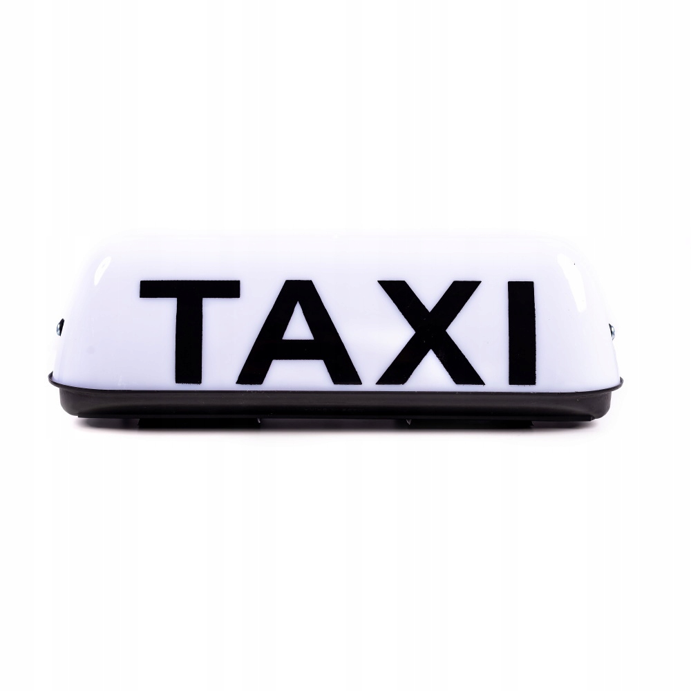 LAMPA TAXI LED BIAŁA Z NAPISEM KOGUT SYGNALIZATOR GAPA NA MAGNES Z WTYCZKĄ Źródło światła LED