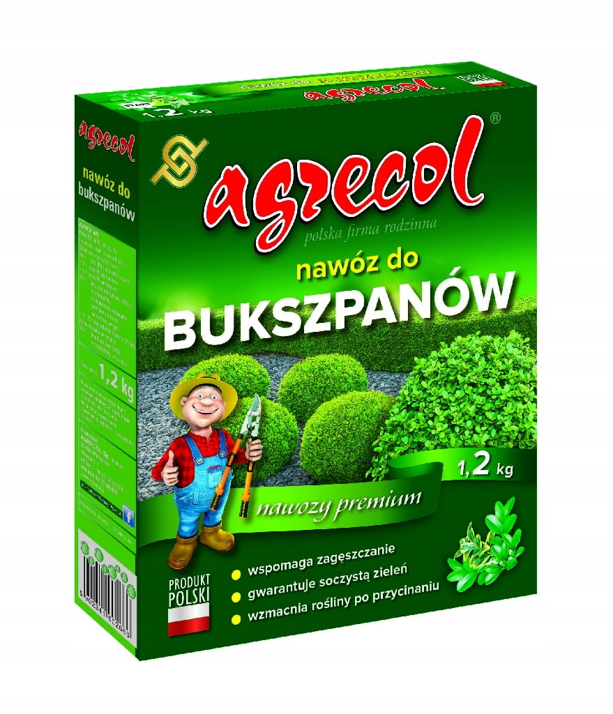 

Nawóz do bukszpanów 1,2kg /Agrecol/