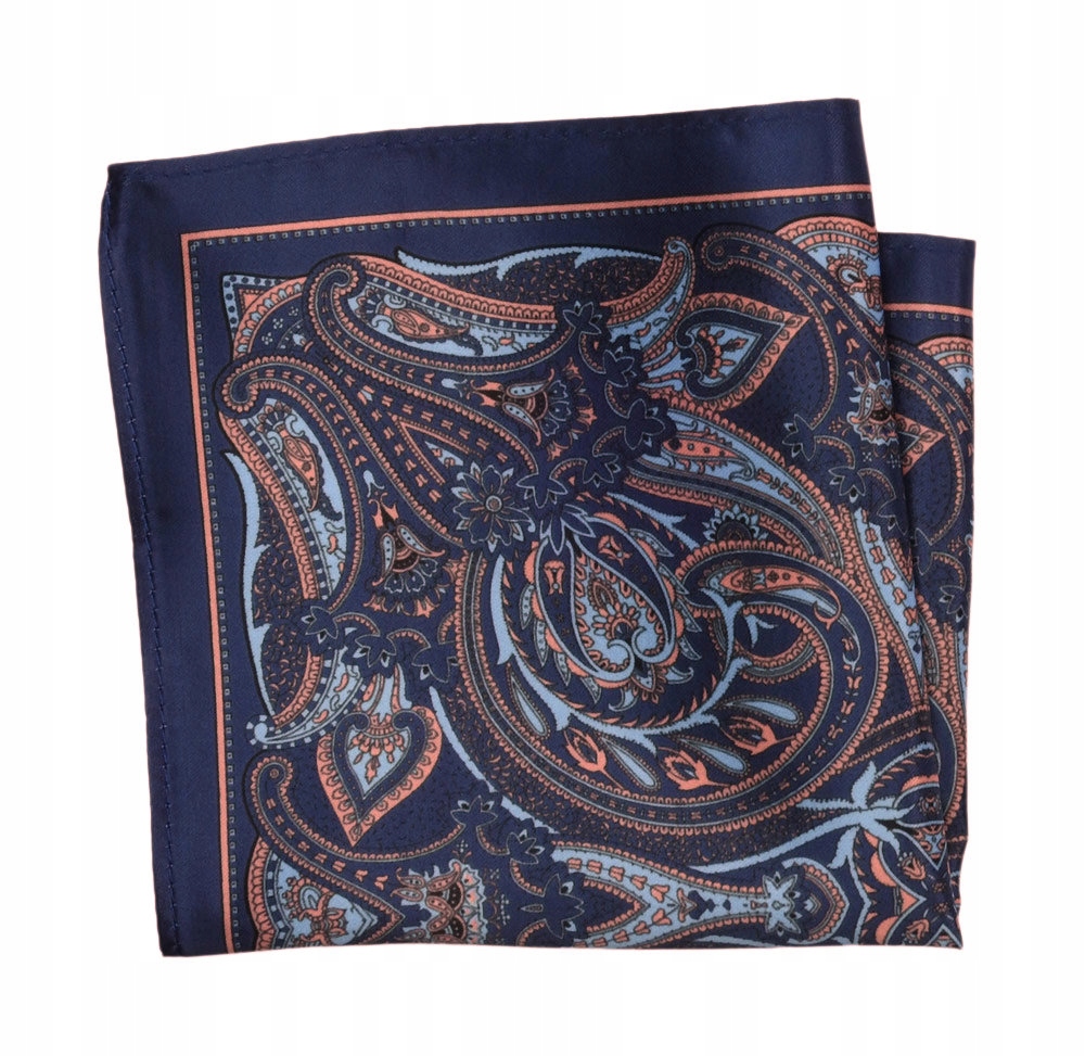 

Elegancka Męska Poszetka Wzór Paisley Łezki Alties