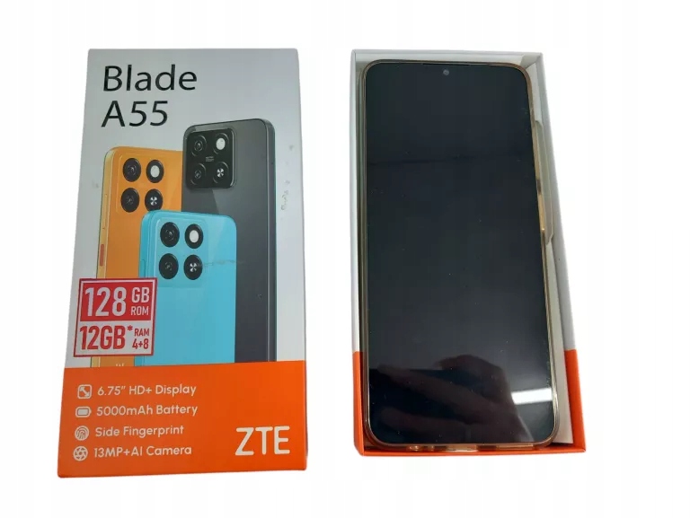 Smartfon ZTE Blade A55 4 GB / 128 GB 4G (LTE) niebieski