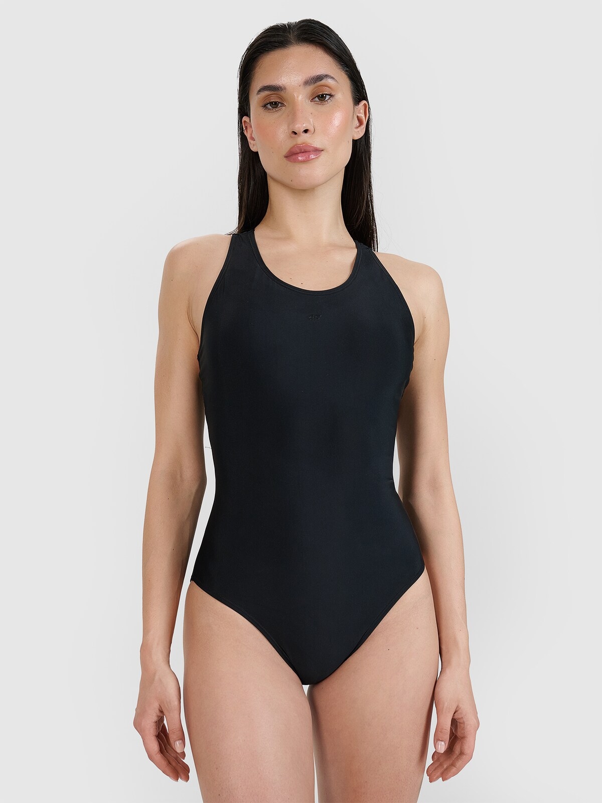 4F Dámské jednodílné plavky černé, velikost L