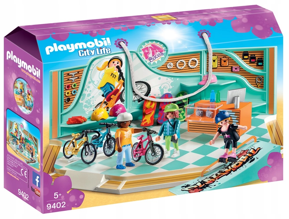 

Playmobil 9402 Sklep Rowerowy Skateboardowy
