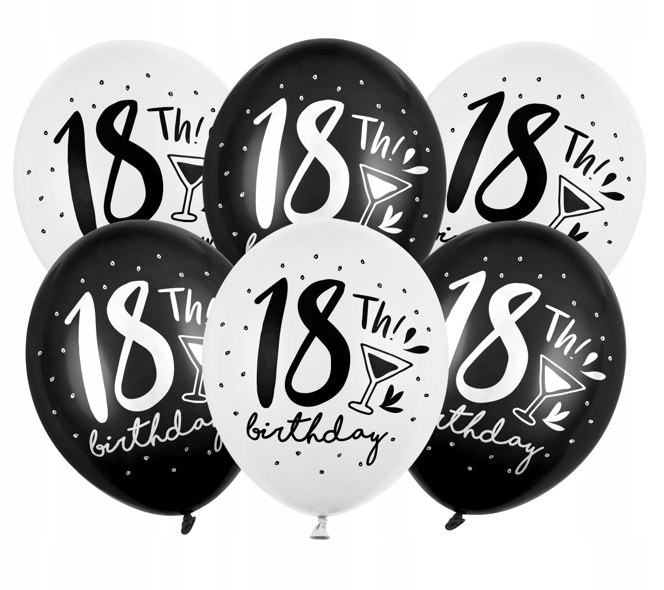 balony 6szt. 30cm ''18'' | SB14P-246-000-6 — 2