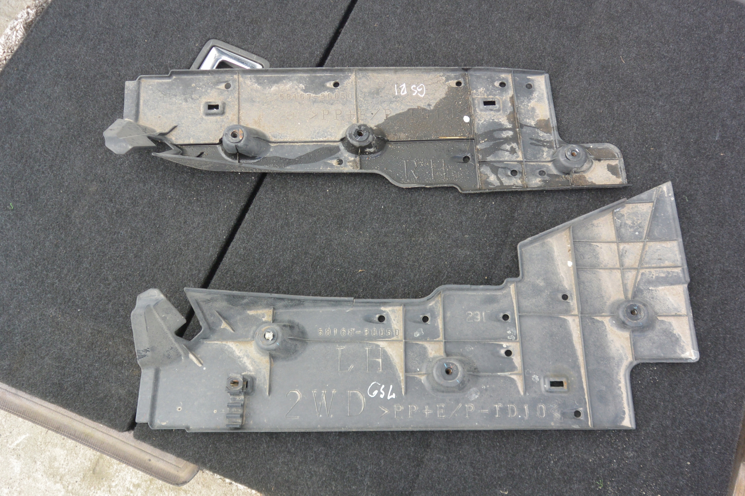cover chassis KPL LEXUS GS III 450H