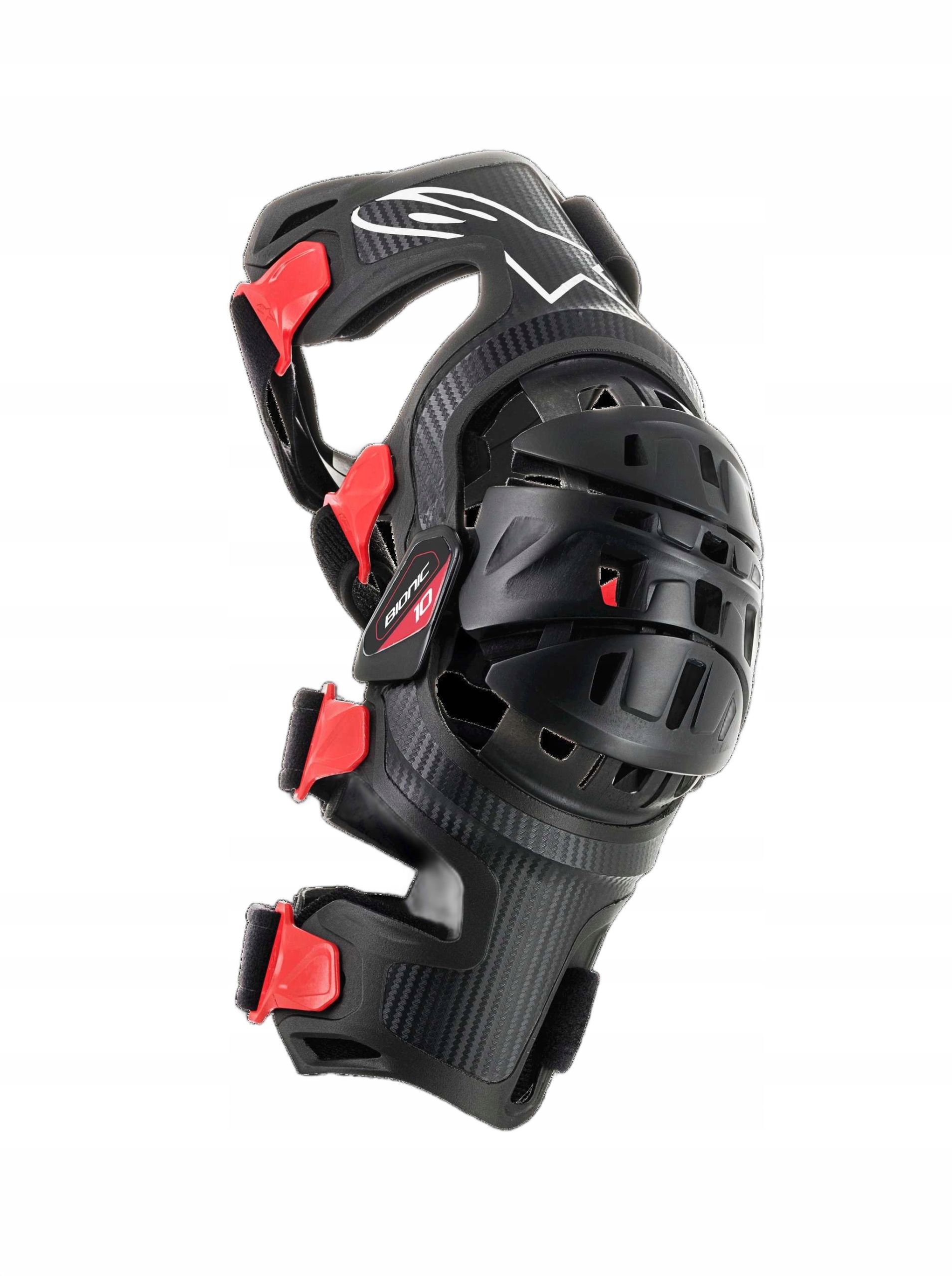 Ortéza Ľavá Alpinestars Bionic 10 Carbon Black/red XL/2XL 6500419-13-XL
