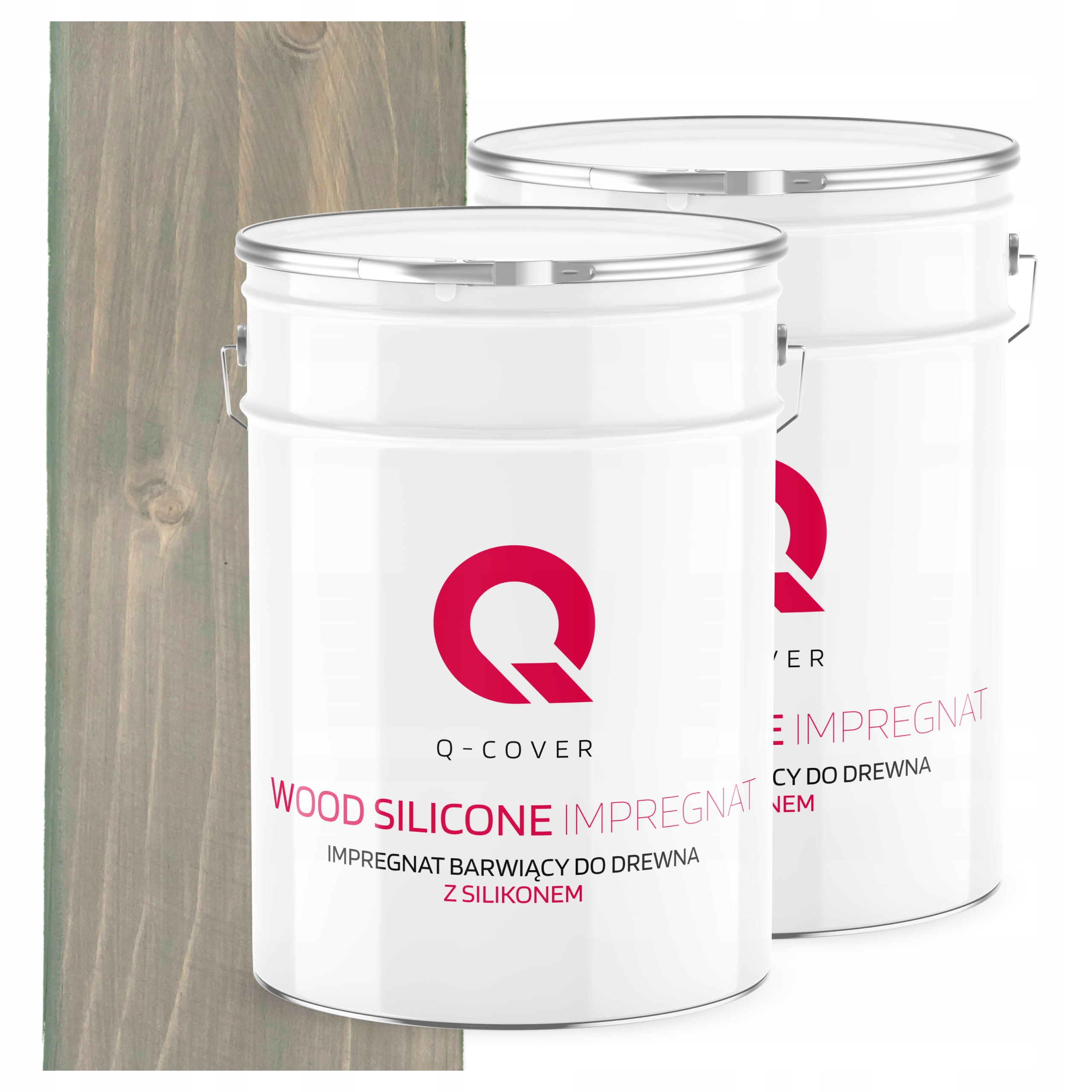 Impregnácia Na Drevo Extra Farba S Ochranným Silikónom Farba Šedá Tmavá 10 L