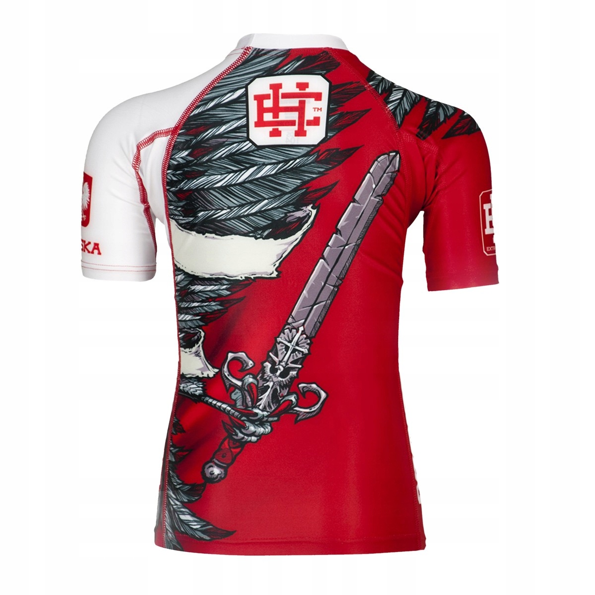 Rashguard dzieciecy do biegania POLISH EAGLE 116 EXTREME HOBBY Rękaw krótki rękaw