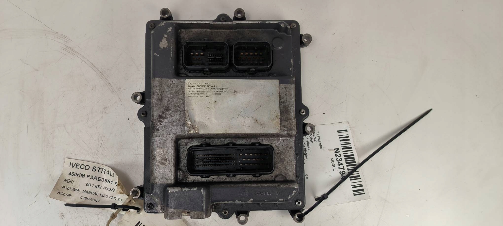 control unit EDC7UC31 IVECO STRALIS