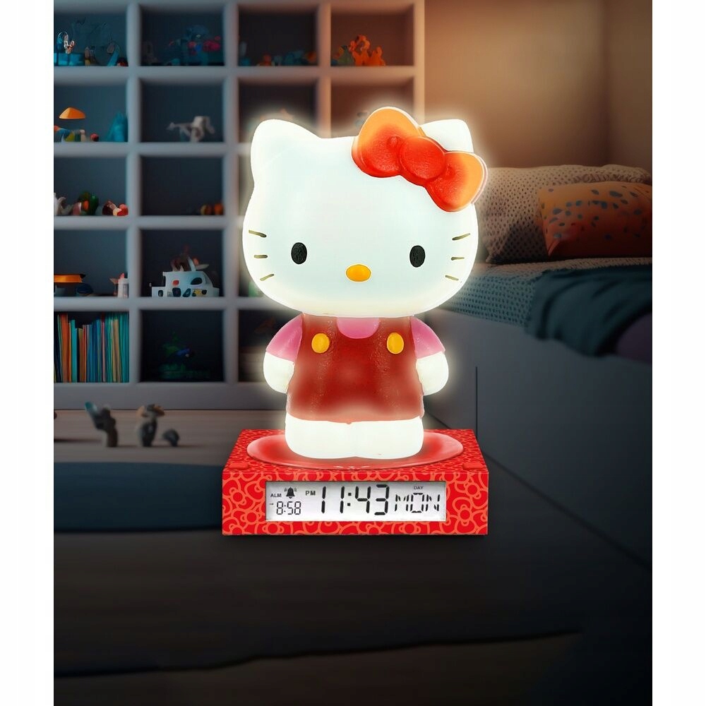 3D Lampička S Budíkem Hello Kitty