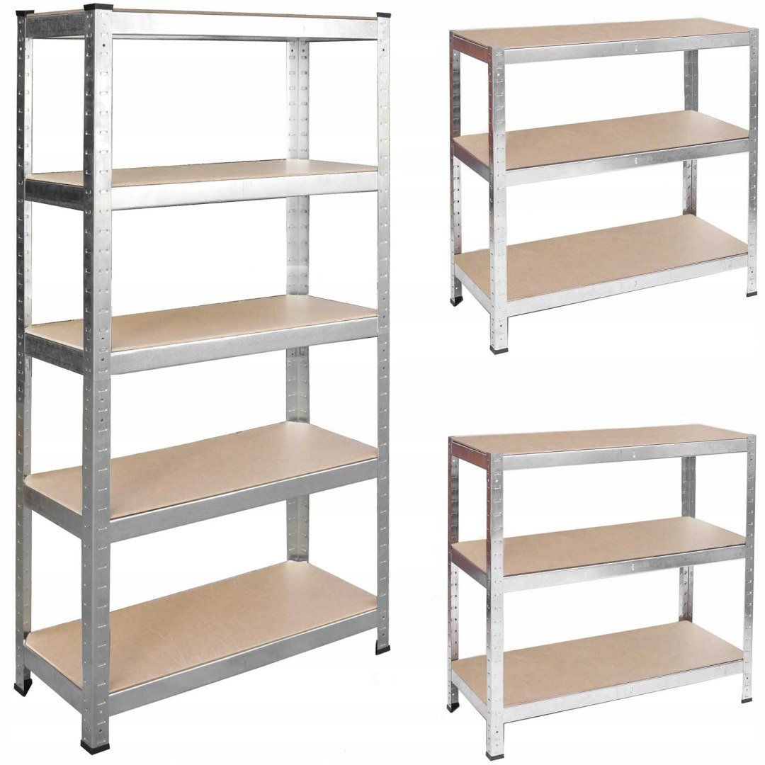 Skladovací Regál 2v1 Rozkládací 150x75x30 cm 625 kg