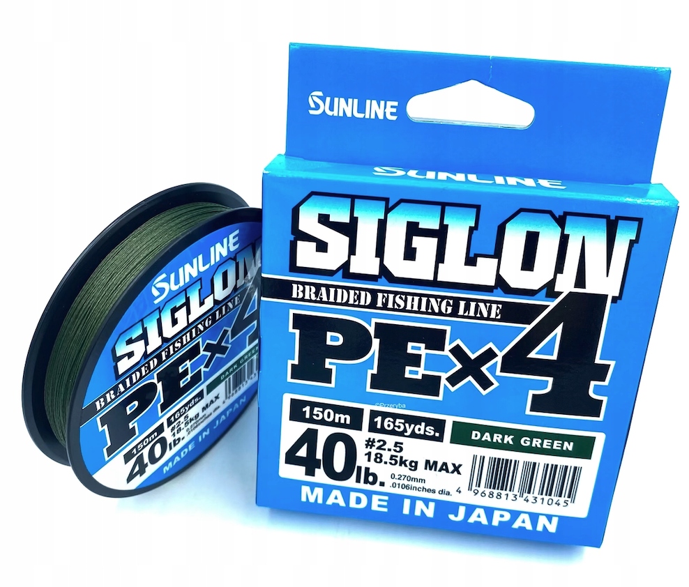 Sunline Siglon X4 Pe 2,5 150M Dark Green