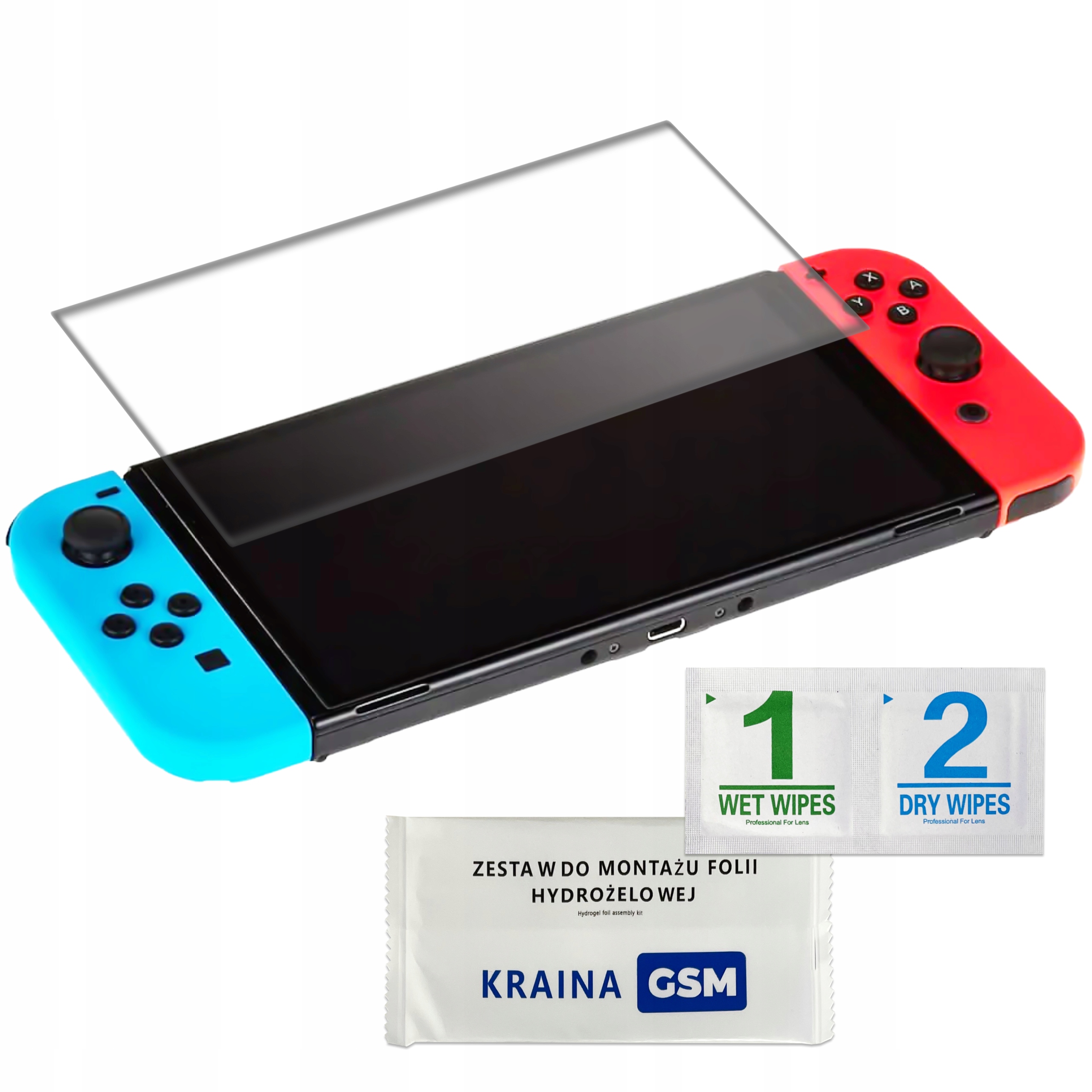 FOLIA OCHRONNA HYDROŻELOWA 3D NA EKRAN KONSOLI do Nintendo Switch