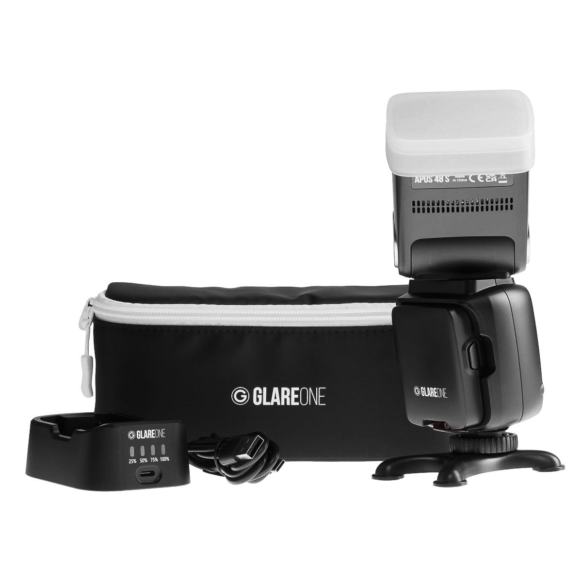 GlareOne Apus 48 lampa błyskowa do Canon Nikon Fujifilm Lumix Olympus