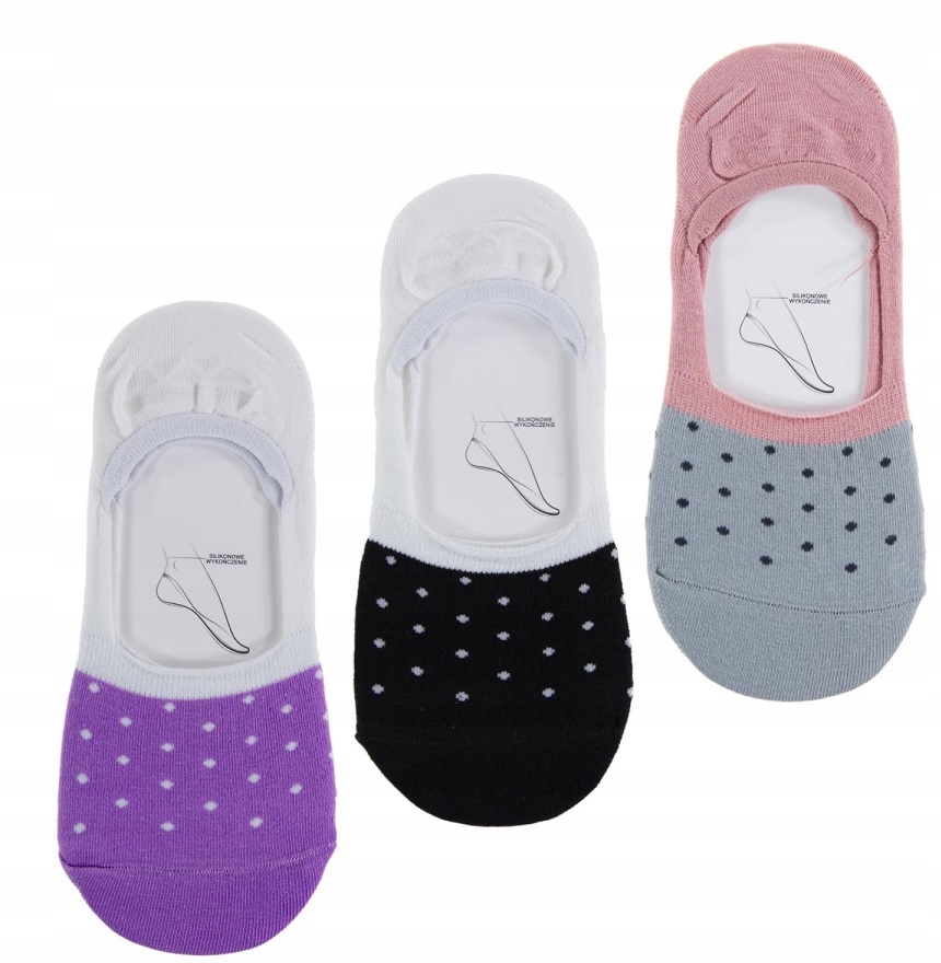 

3x Stopki baleriny silikon Moraj sneakers 35-38