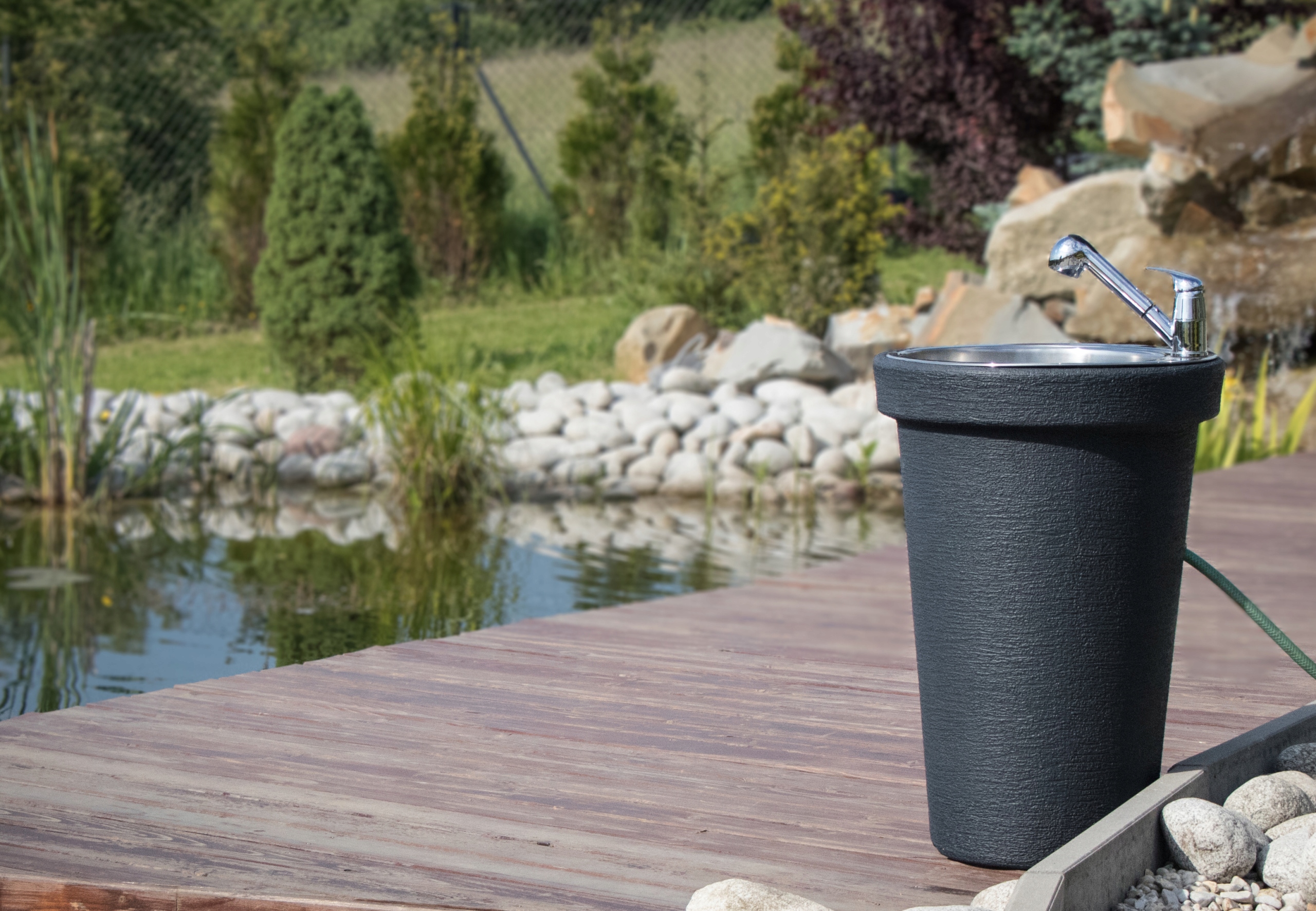 Umywalka ogrodowa, zlew ogrodowy, zlew zewnętrzny - antracyt Producent Lavabo