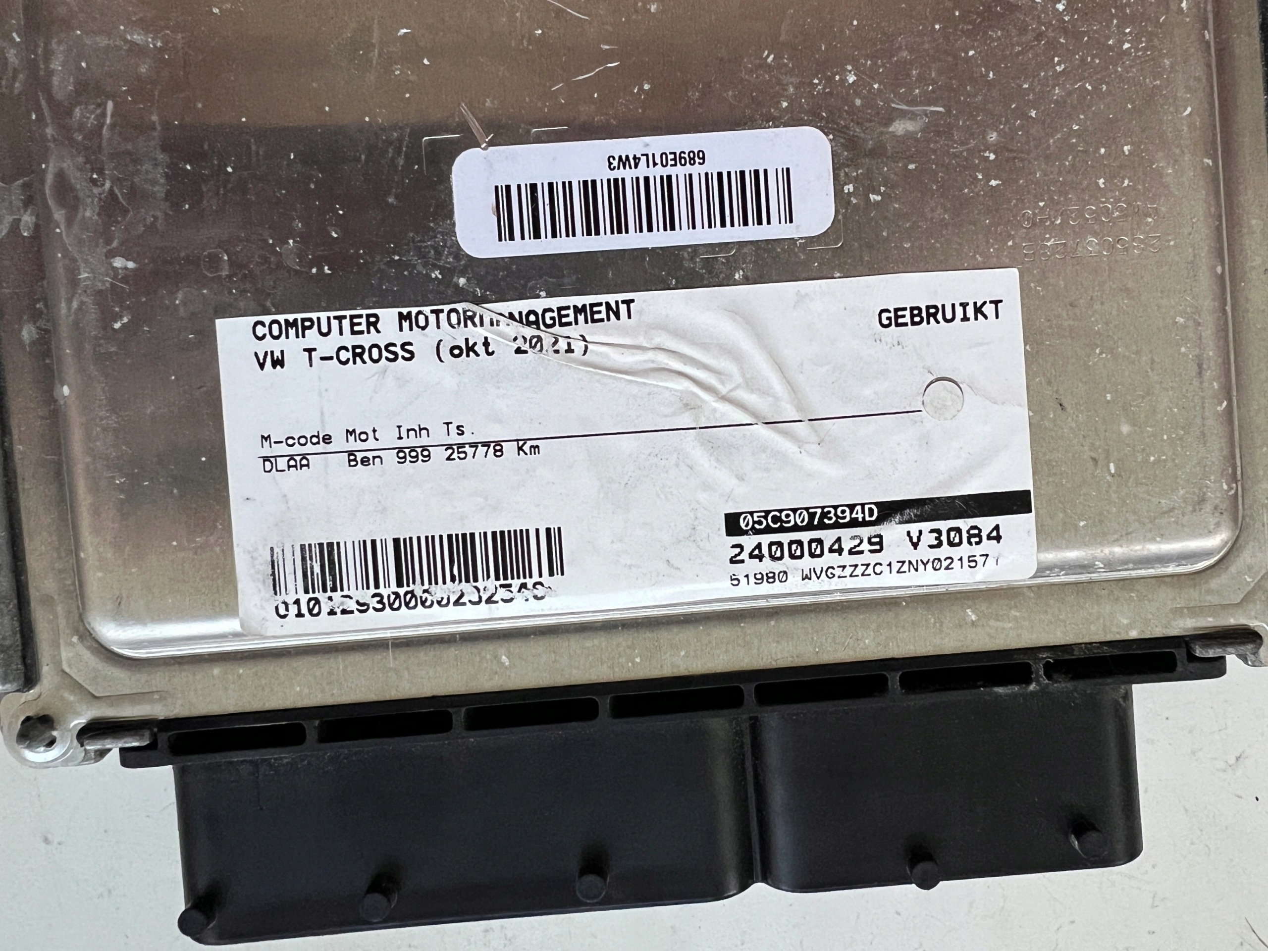 Kopia VW T-CROSS 1.0 TSI DLAA 05C907394D 42022454 42101001 GCM7.4 computer