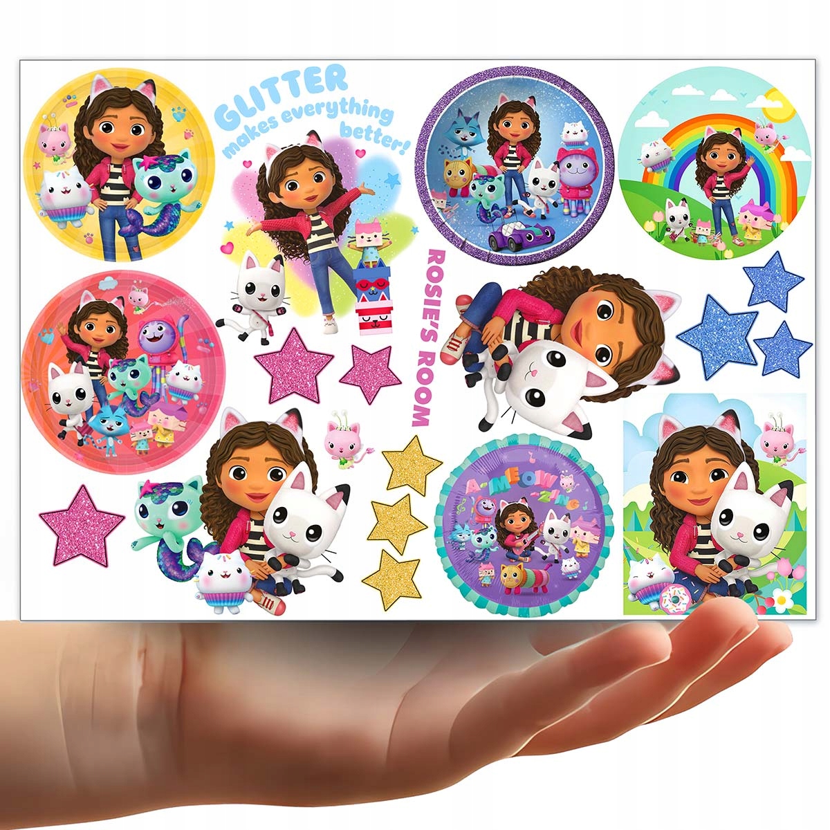 TATUAŻE ZMYWALNE DLA DZIECI DZIECIĘCE KOCI DOMEK GABI WZORY JAKOŚĆ Autor Monster Art