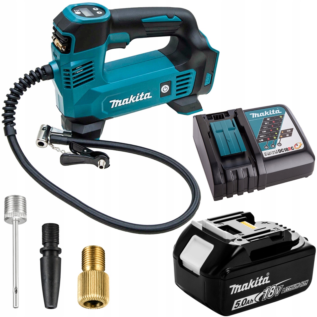 

Mini kompresor samochodowy 18V 1x5Ah Makita DMP180