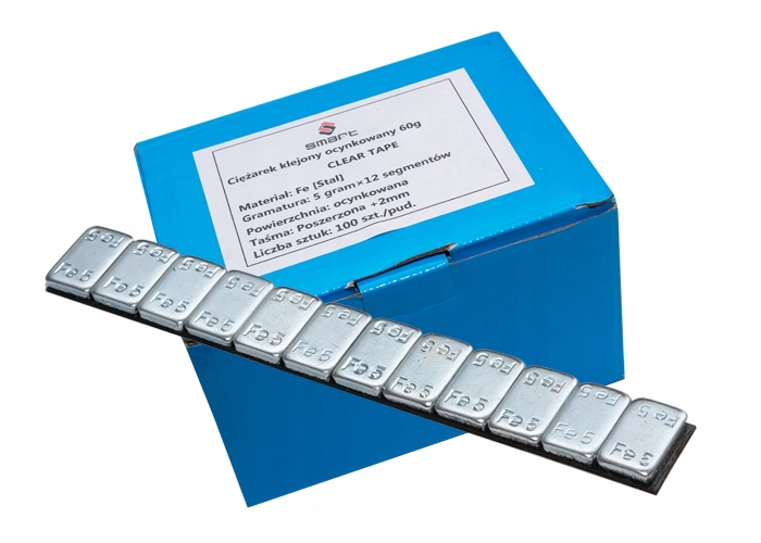 

Ciężarki Klejone do Alu Felg taśma Clear Tape 5g