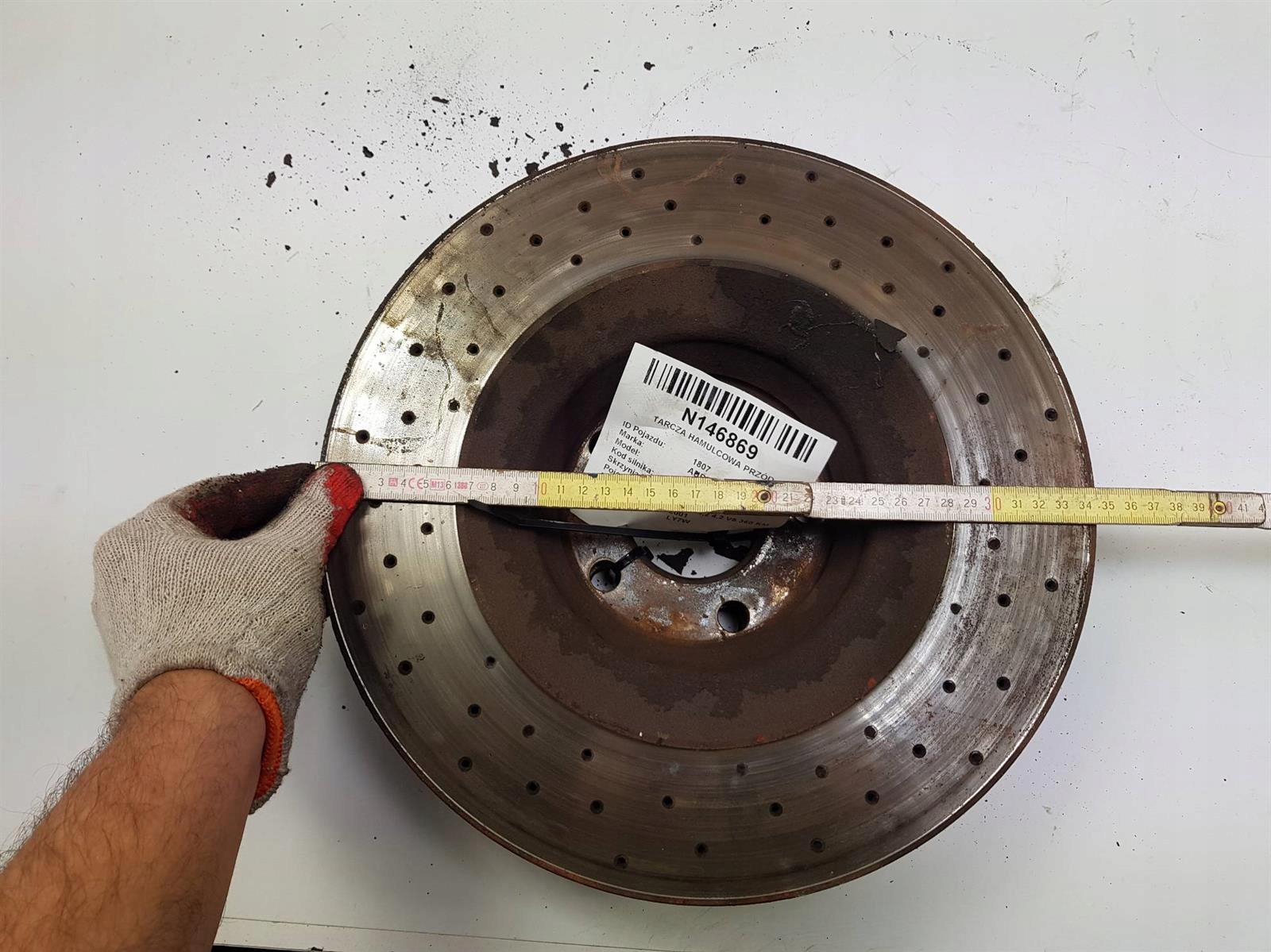 TARCZA HAMULCOWA PRZOD AUDI S8 D2 LIFT Car type Passenger cars