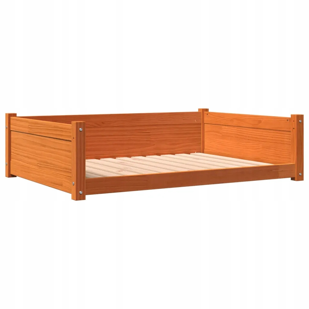 Levně VidaXL pelíšek pro psa odstíny hnědé 105,5 x 75,5 cm
