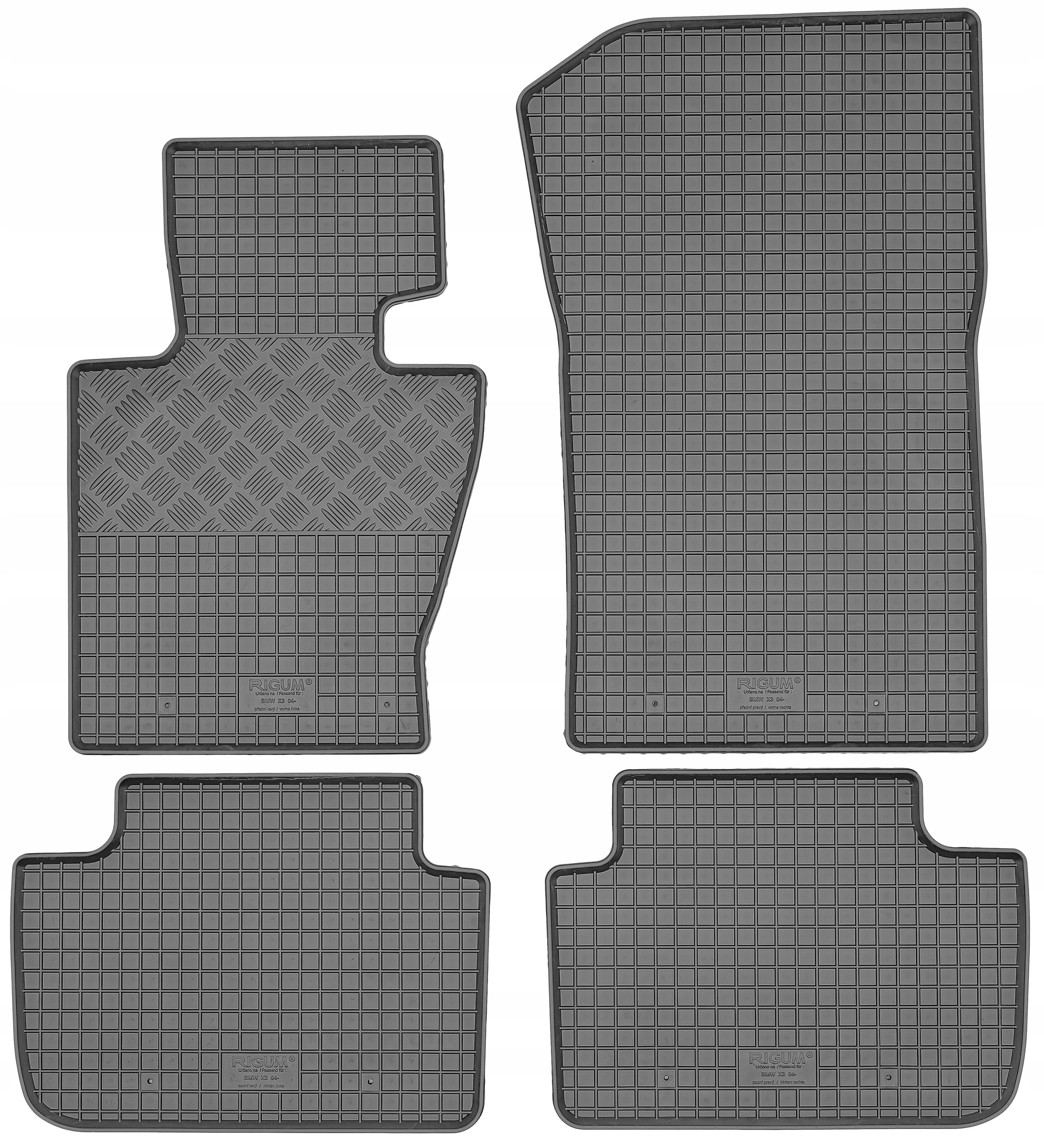 Килимки Рігум резинові Vd518 4 el.