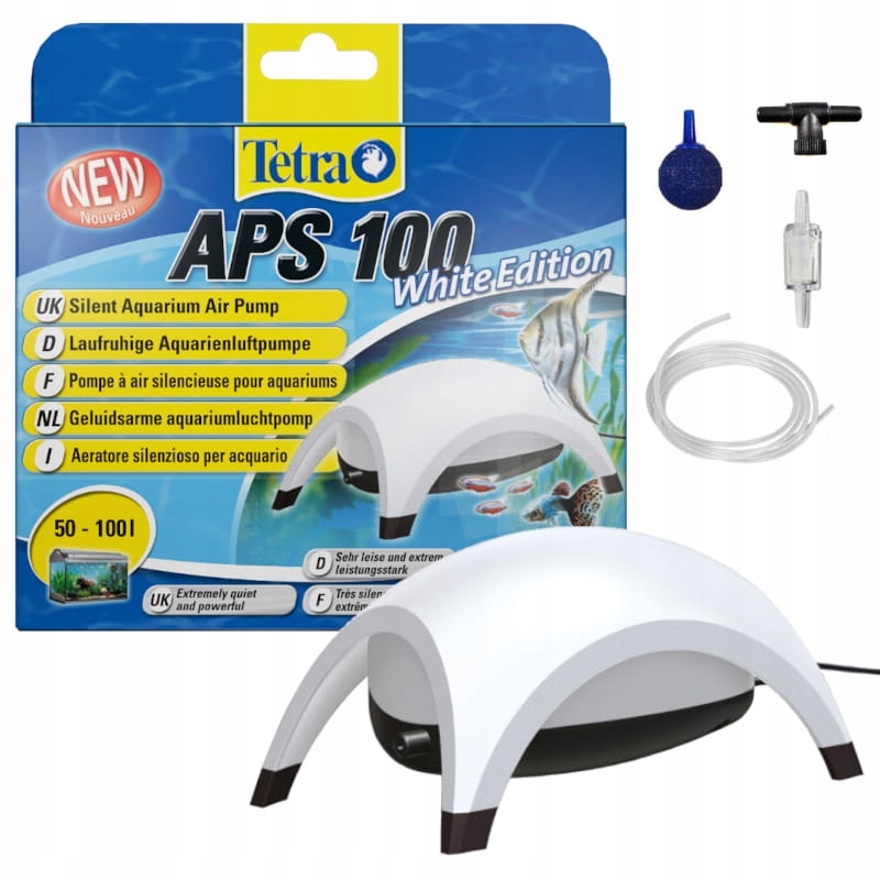 Levně Tetra APS-100 Provzdušňovač Pumpa do akvária Sada Bílá 100l/h 2,5W