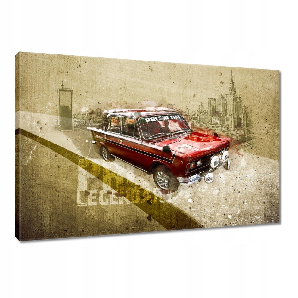 

Obrazy 90x60 Fiat 125p Legenda Auto