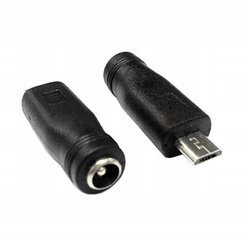 

Adapter przejściówka gniazdo2.1/5.5 wtyk microUSB