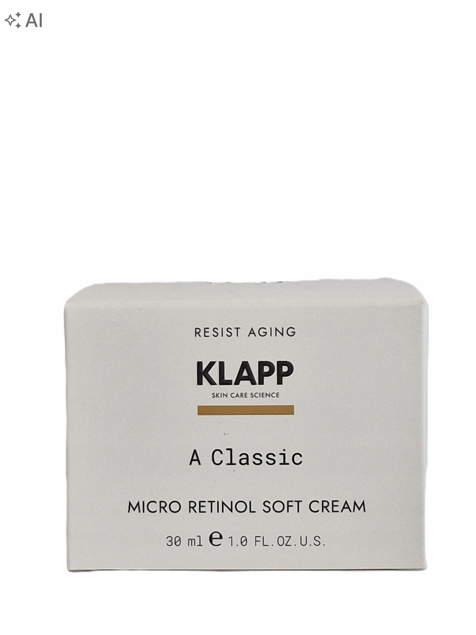 Klapp A Classic Micro Retinol Soft Cream krém proti stárnutí pleti 30 ml