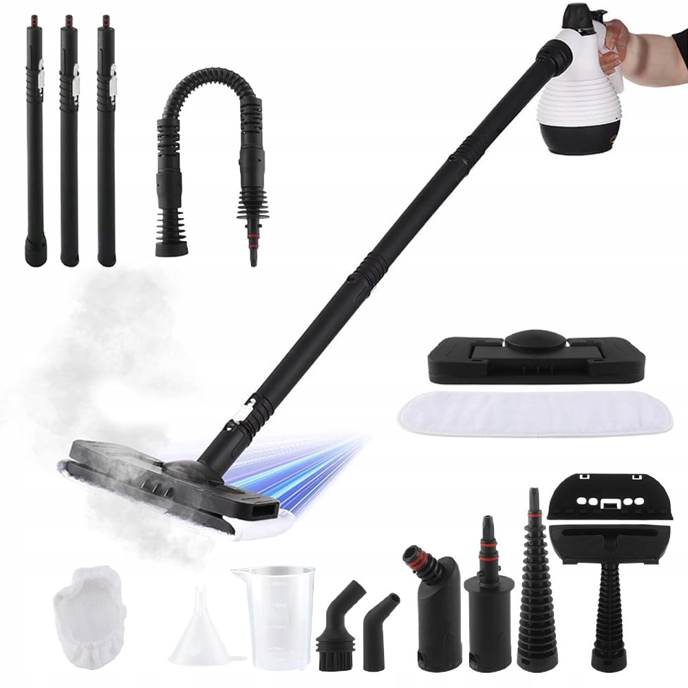 Parní Čistič Oken Parní Mop 1050 W 55 Psi Velký Set