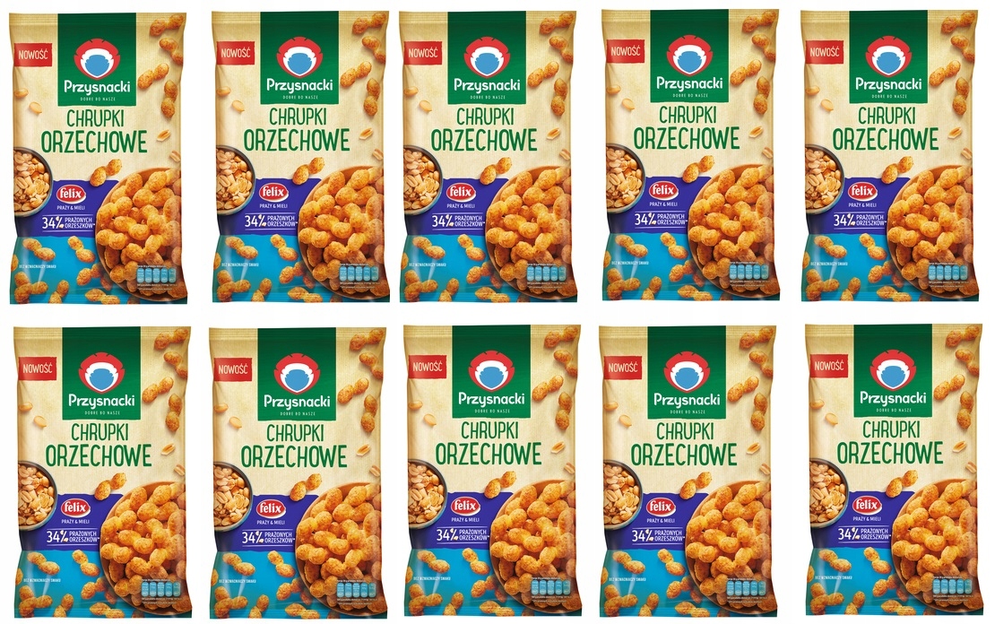 Levně 10 x 100 g Przysnacki Ořechové křupky Karton