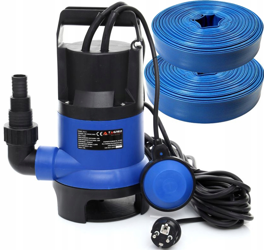 

Pompa Do Wody Brudnej Czystej Szamba Ścieków Wąż