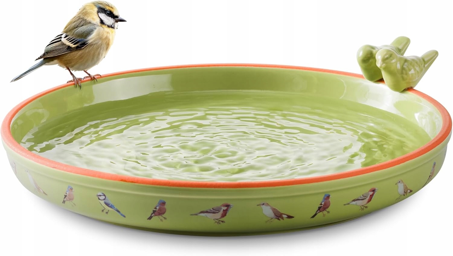 Levně Navaris Vnější keramická miska do koupele pro ptáky