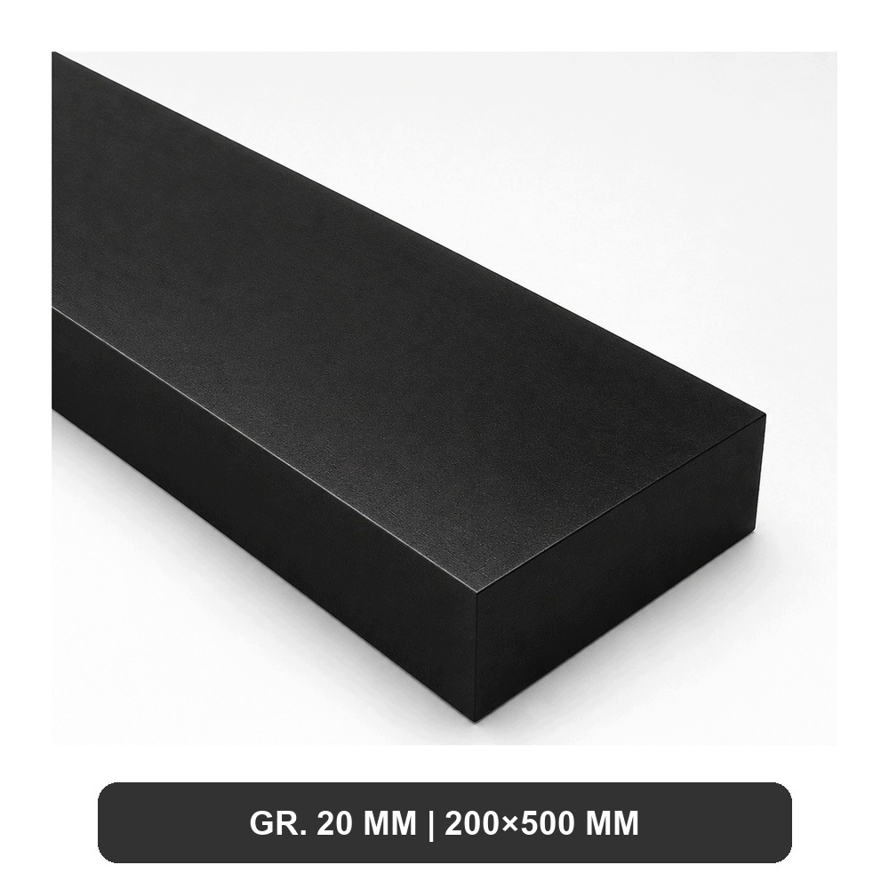 Deska Pe HD1000 Gr. 20 MM Černá 200X500 MM
