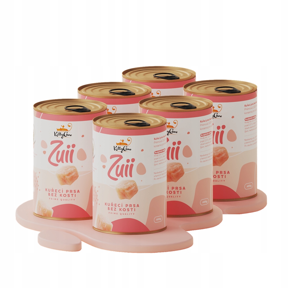 Levně 6x Zuii Kuřecí prsa bez kosti, 400 g