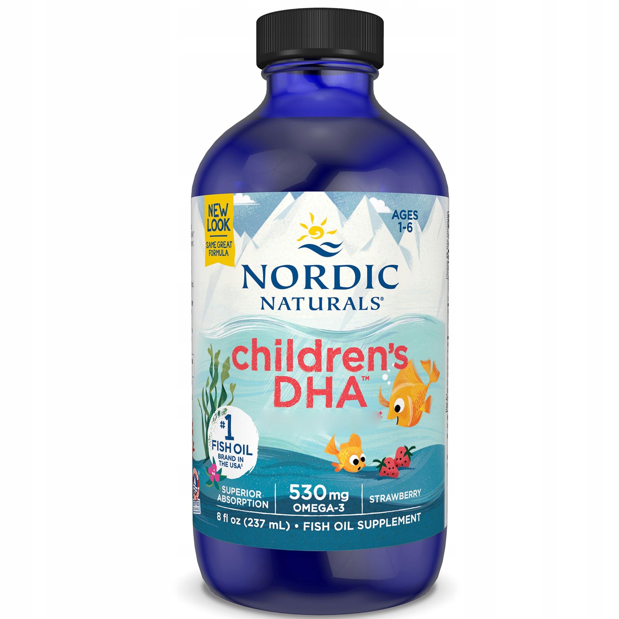 Nordic Naturals Dětské Dha 530 mg 237 ml